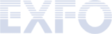 Das EXFO Logo eines Unternehmens für Test- und Messlösungen in der Glasfaser- und Netzwerktechnik.